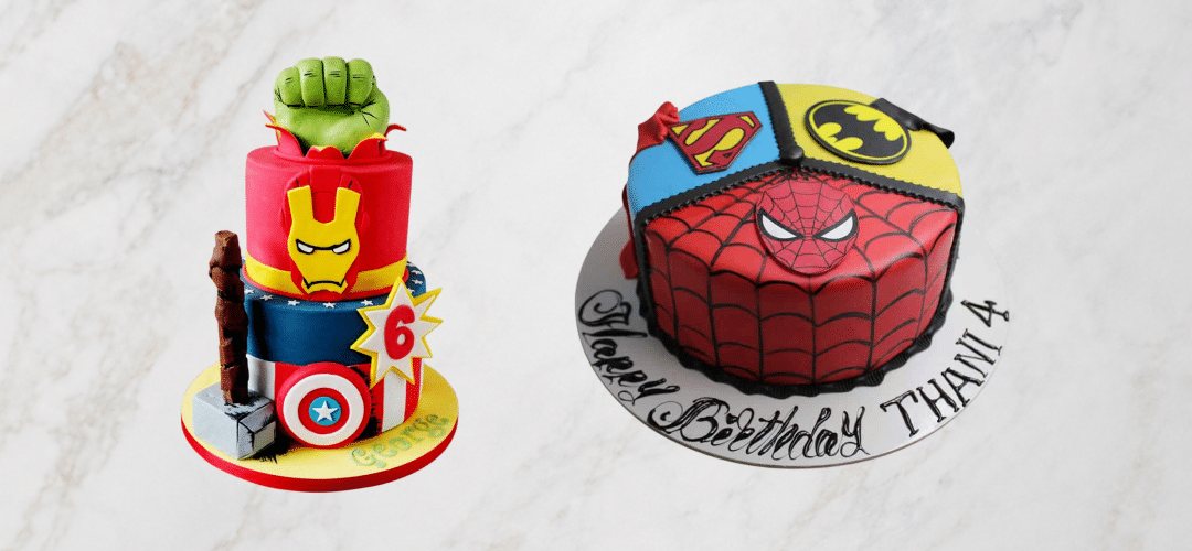 Superhero Birthday Cake