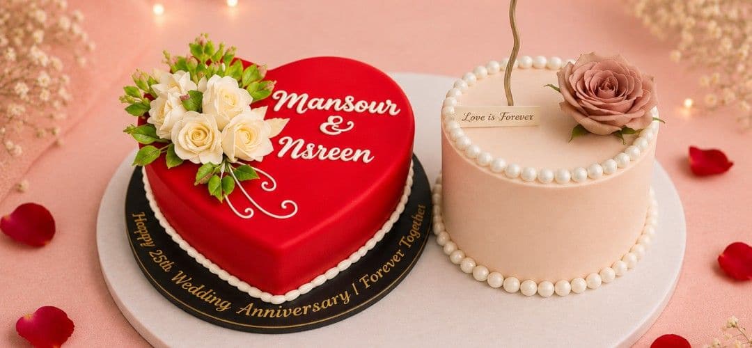 Wedding Anniversary Cake