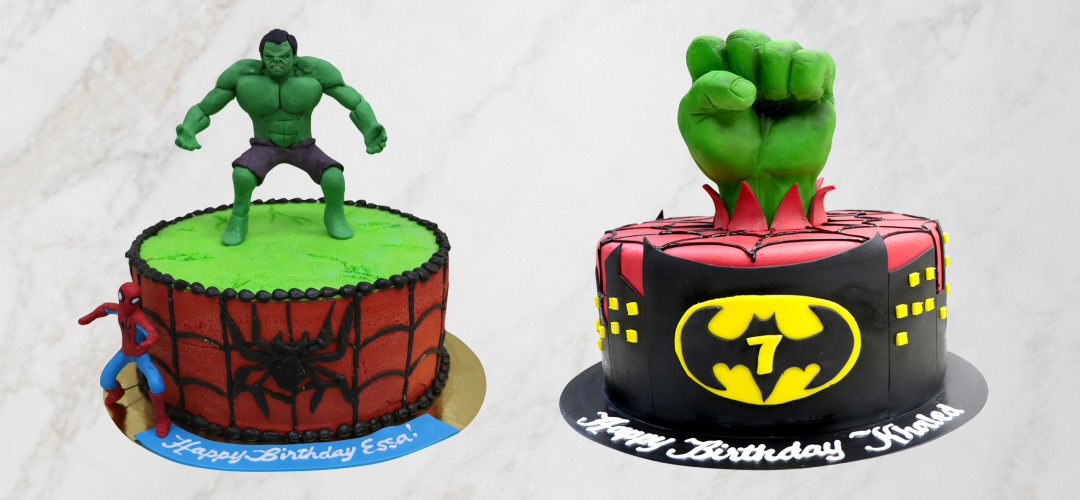 Superhero Birthday Cake