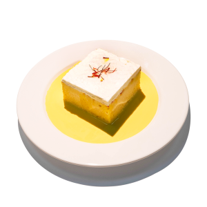 Mono Milk Cake Saffron